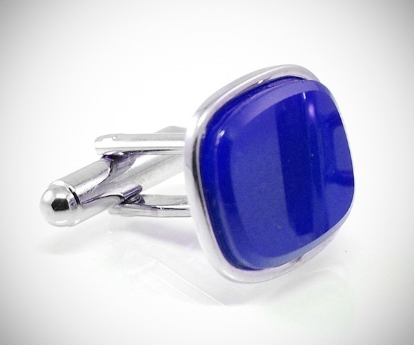 Gemelli da polso per camicia pietra rettangolare