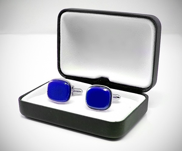 Gemelli da polso per camicia pietra rettangolare