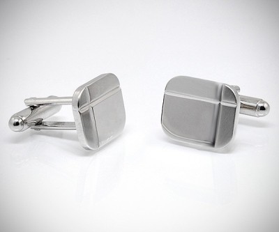 Gemelli per camicia diamantati a due righe da polso