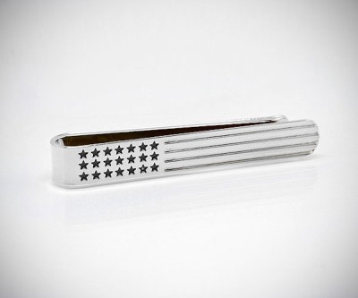 Fermacravatta stelle e strisce LeCuff