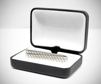 Fermacravatta righe diagonali LeCuff 2