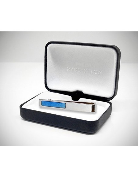 Fermacravatta quadro smalto LeCuff