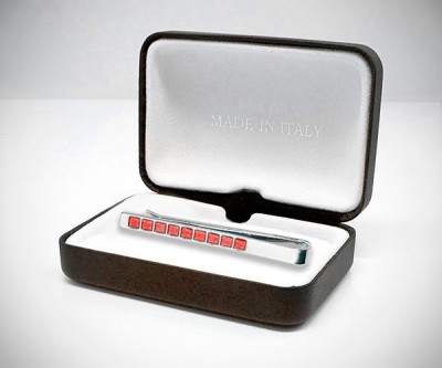 Fermacravatta quadri smaltati LeCuff 2