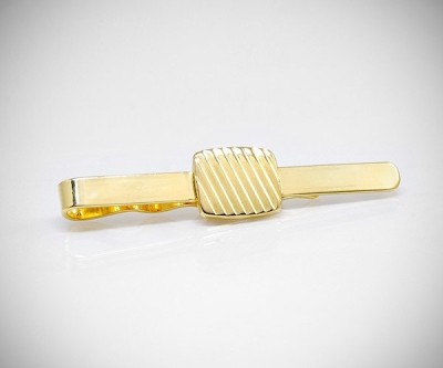 Fermacravatta oro rigato LeCuff
