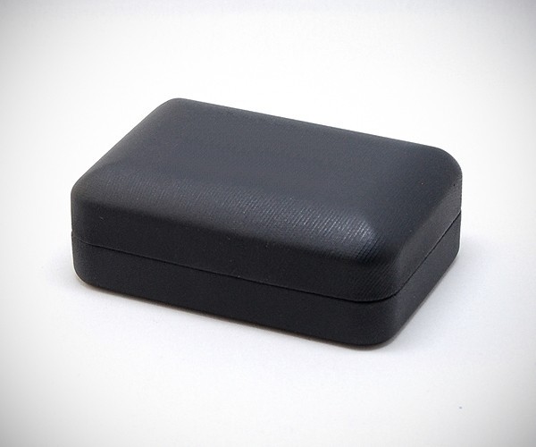 Fermacravatta dorato quadro smalto LeCuff