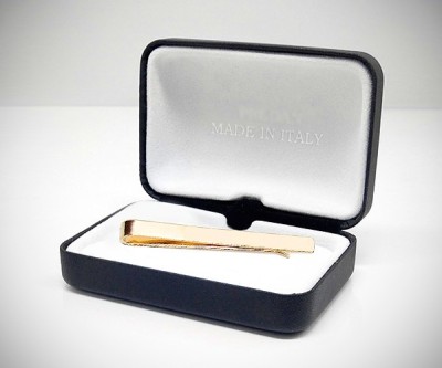 Fermacravatta slim oro liscio LeCuff 2