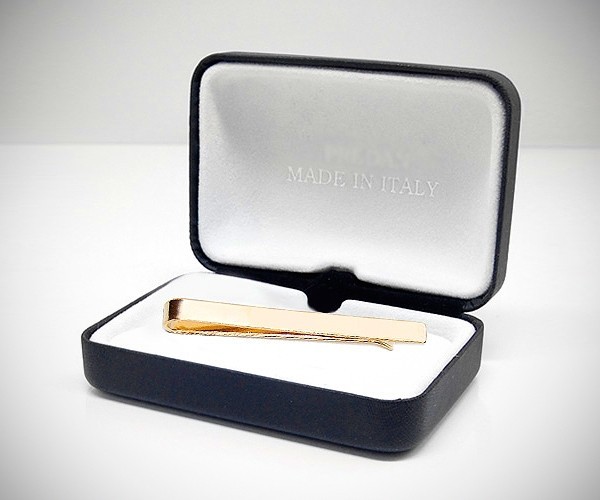 Fermacravatta slim oro liscio LeCuff