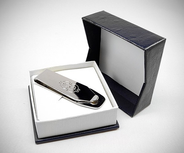Fermasoldi Elegante A Forma Di Simbolo Del Dollaro ($) – Portabanconote In Metallo – Idea Regalo Originale E Divertente